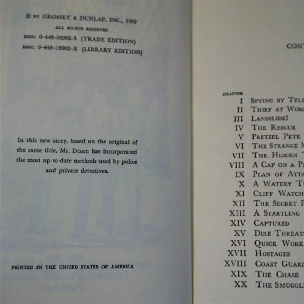The Hardy Boys The House On The Cliff By Franklin Dixon Vintage 1959